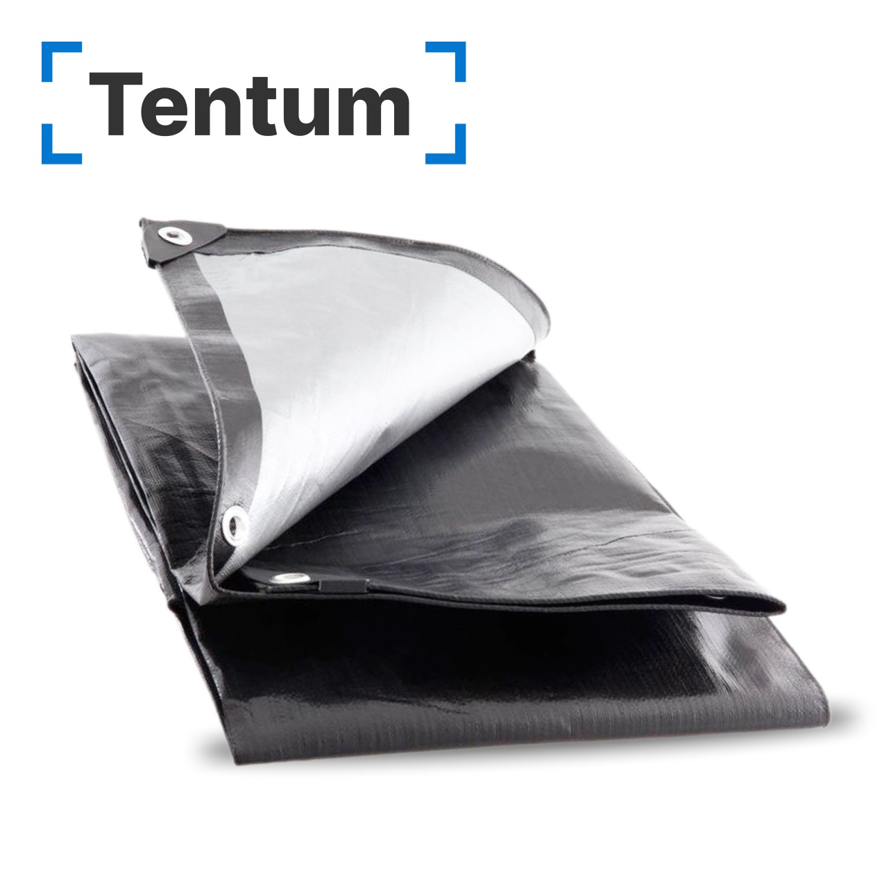 Тент тарпаулин 220 гр/м2 , размер 10x12м с люверсами